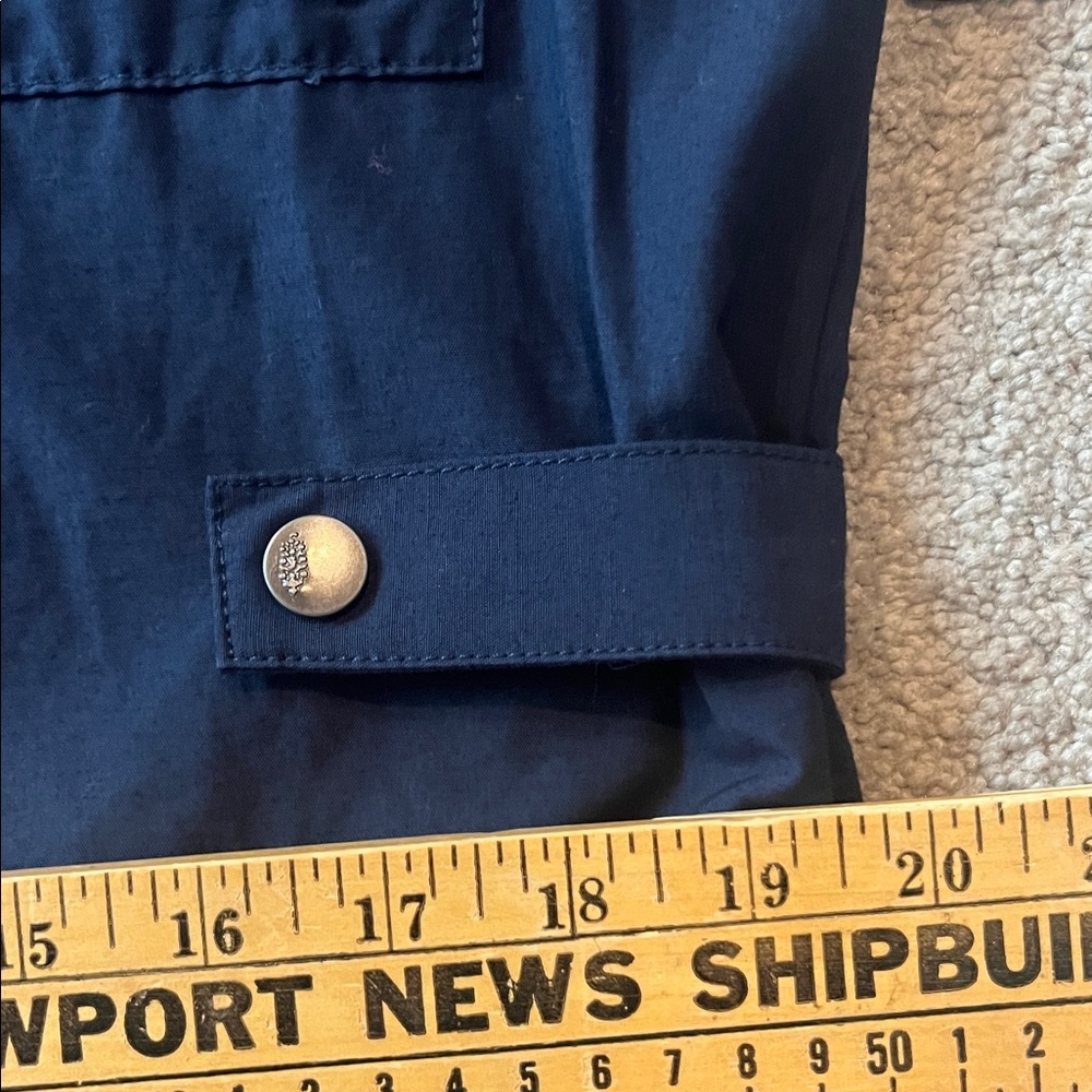 Free People FP Movement Mesmerize Me Coveralls Utility Jumpsuit Navy Small NWT - Picture 12 of 12